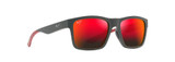 Maui Jim The Flats Hawaii Lava Polarized Sunglasses - Dark Grey/Brick Red Frames