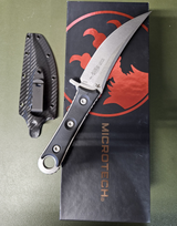 Microtech SBK Borka S/E Fixed Blade Black Stonewash STD 5.1" Knife
