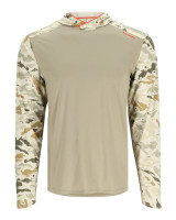 Simms Men's Solarflex Hoody - Stone/Ghost Camo Stone