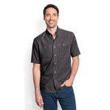 Orvis Men's Orvis Tech Chambray Shirt Short Sleeve - Black