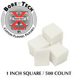 Bore Tech 500ct 1" Cotton Squares