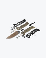 Benchmade Auto Adamas Drop Point Knife - OD Green