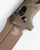 Benchmade Auto Adamas Drop Point Knife - OD Green