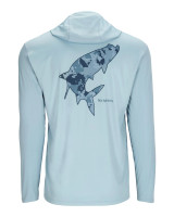 Simms Men's Artist Series Tech Hoody - Steel Blue