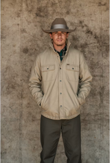 Filson Fleece Lined Jac-Shirt Gray Khaki
