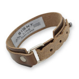 Sight Line Provisions Textile & Bronze Bracelet