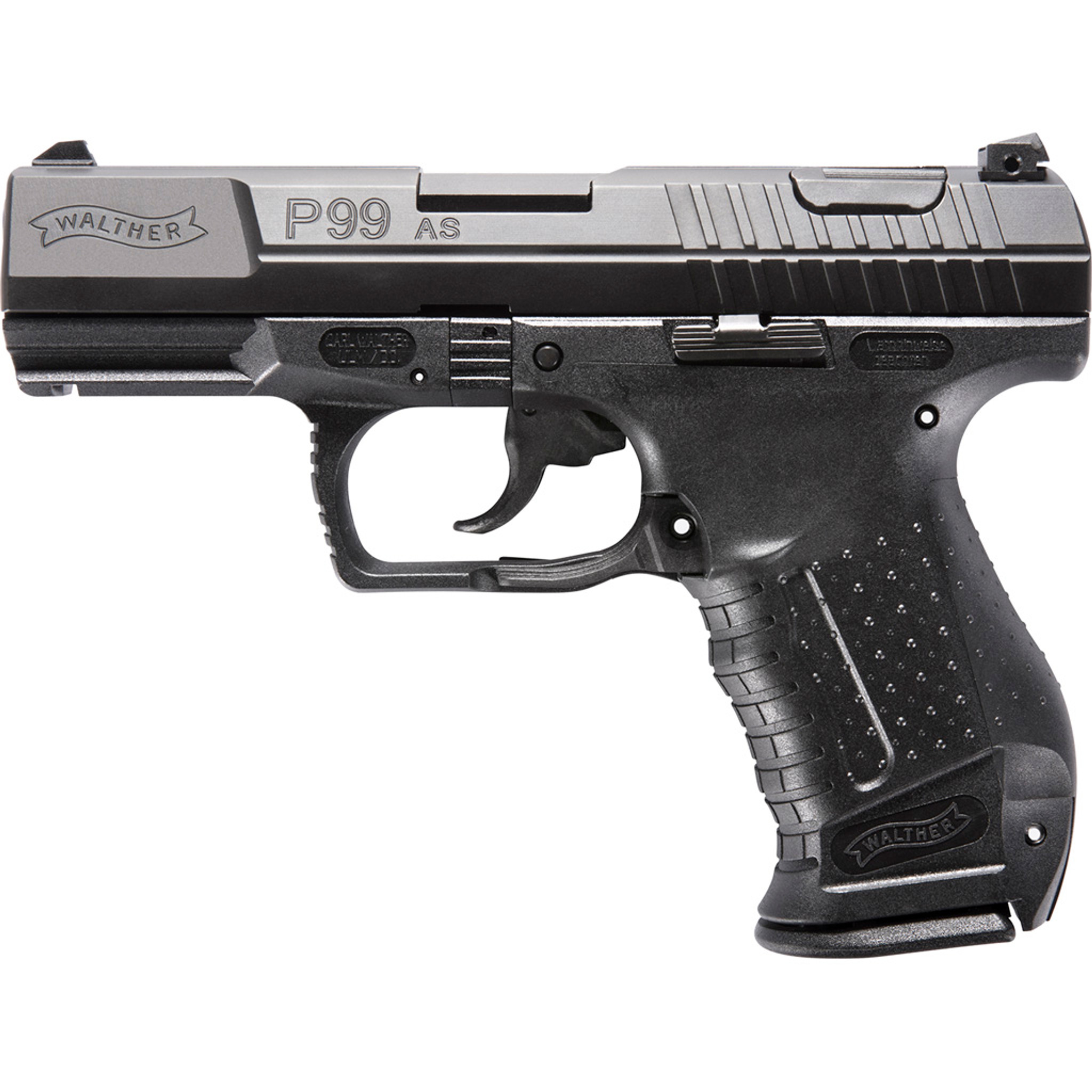 Walther P99 AS Pistol 9mm 4 in. Black 10 rd. (k) - Sportsmans Finest