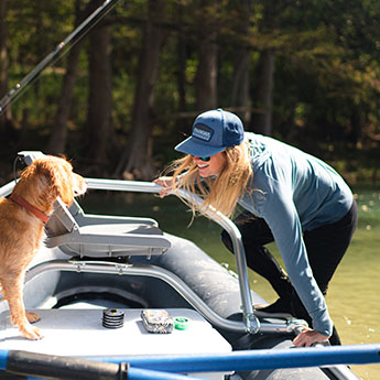 Apparel for Texas trout fishing available at Sportsman's Finest.