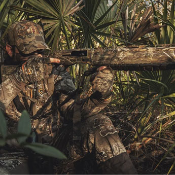 Man in camouflage with his Beretta A300 