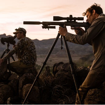 BOG bipods and tripods are a great option for your deer hunting adventures.