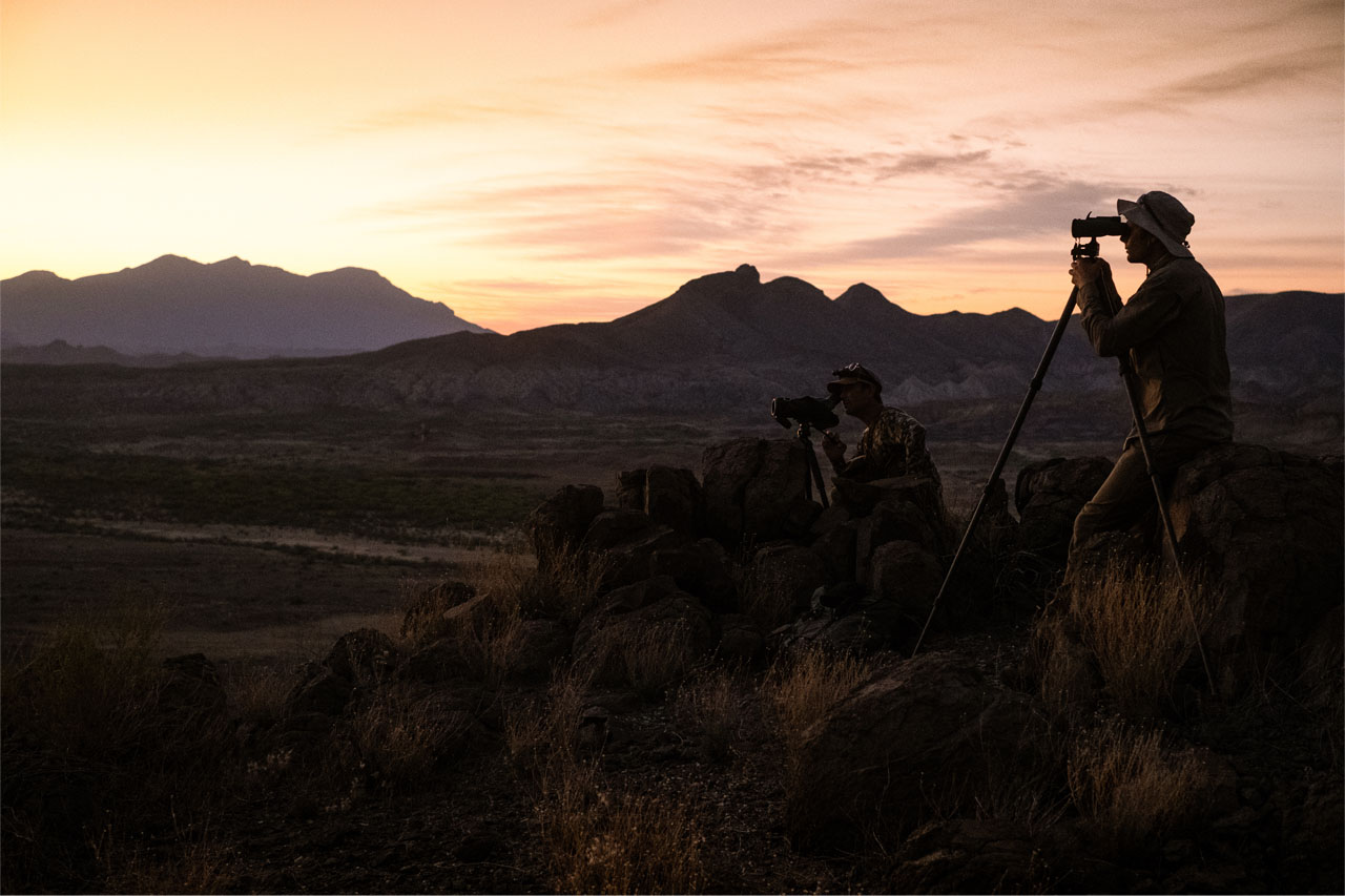 Aoudad hunting in West Texas with Really Right Stuff