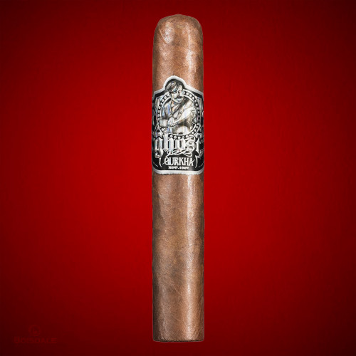 Gurkha Ghost Shadow Robusto cigar on red background at Boisdale