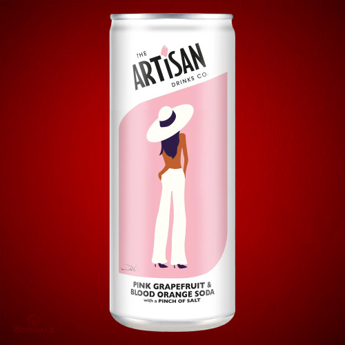Artisan Pink Grapefruit & Blood Orange Soda