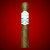 Casa Turrent 1880 Claro Short Robusto cigar on red background at Boisdale