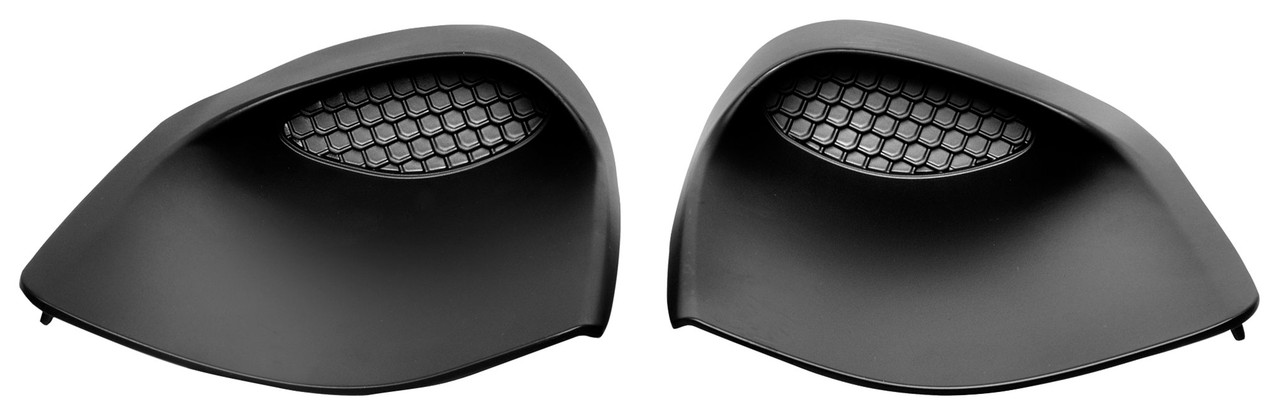 Dennis Carpenter Ford 1970-77 Maverick Quarter Window Moldings – Pair, Chrome Plated – D0DZ-6229796-PR