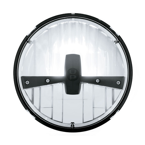 ULTRALIT - 5 High Power LED 7" Dual Function Headlight - Black