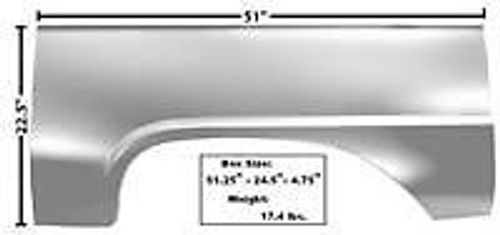 Ford Bronco Quarter Panel Skin Left 1966-1977