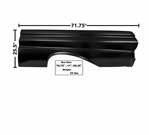 Ford Falcon Coupe/Convertible Quarter Panel Driver Side Left 1964-1965