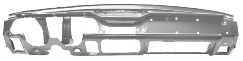 Ford Mustang Steel Dash Panel Assembly With Knee Pad Holes 1967-1968