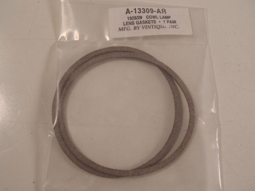 Ford Model A Cowl Lamp Lens Gasket - 1 Pair for 1928-1929