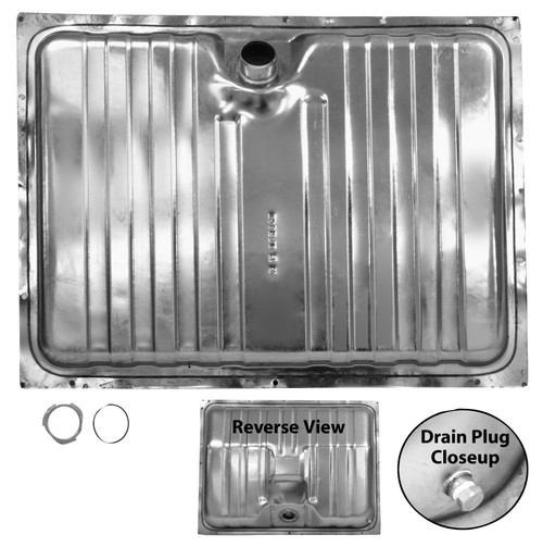 Ford Mustang GAS TANK 69 STAINLESS W/DRAIN PLUG