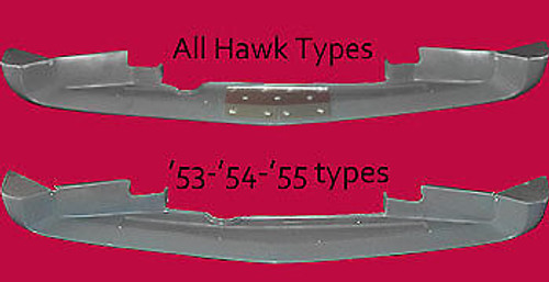 Studebaker C/K Coupe & Hawk 1953,1954,1955 Front Lower Air Deflector yr