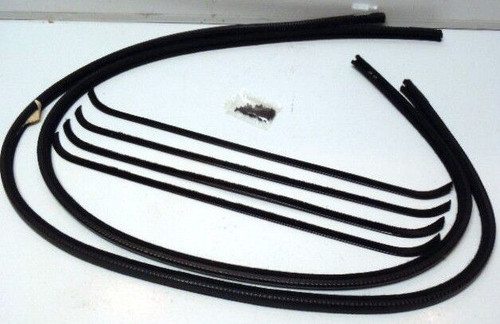 Ford Tudor Sedan Felt Strips on Garnish Rear Quarter Window Channel Kit 1935-36