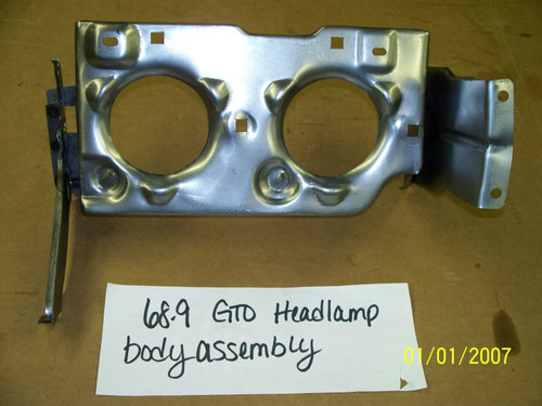 1968-1969 Pontiac GTO RH & LH Headlamp Body Assembly SET  - CLASSIC REPRO