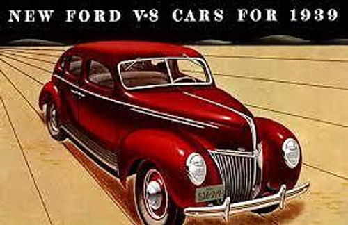 Ford Car 1939 Deluxe or All 1940 Steel Running Board Set (Stock Pattern)