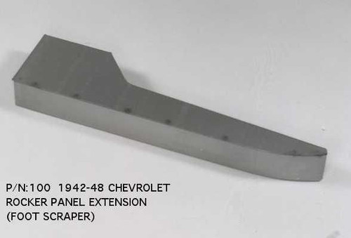 Chevrolet Chevy Rocker Panel Extension / Mud Scraper Left 1942-1948  #100L EMS