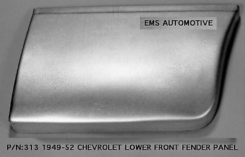 Chevrolet Chevy Car Lower Rear of Front Fender Patch Right 1949-1952 #313R EMS