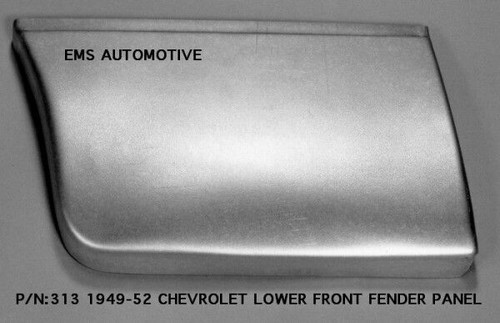 Chevrolet Chevy Car Lower Rear of Front Fender Patch Left 1949-1952 #313L EMS