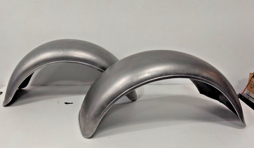 Classic Car / Truck Custom Bobbed Steel Rear Fender PAIR 12.5" Wide Rat/Hot Rod