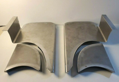 Chevrolet Chevy GMC COE Running & Fender Step Plates Metal 1939 - 1946 Smooth