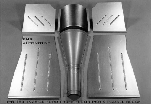 Ford Front Floor Pan Kit For Small Block Firewall 1935-1940 EMS #153