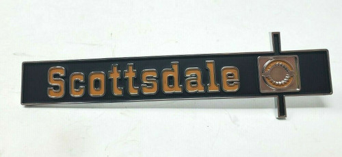Chevrolet Chevy Truck 1975 - 1980 Scottsdale Dash Panel Emblem