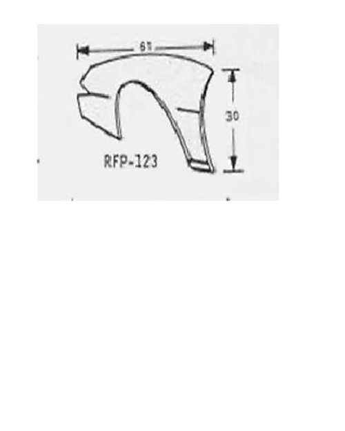 Chevrolet Camaro Quarter Panel Skin Right 1974-1981