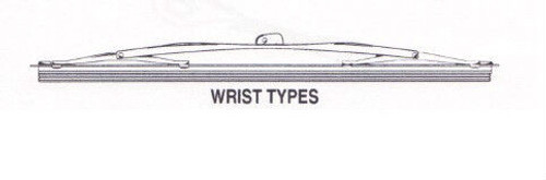 Wrist Type Wiper Blade 6" Chopped Windshield / Windscreen - for Wrist Type Arm