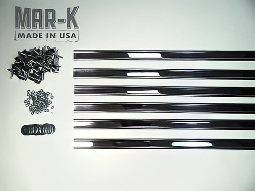 Dodge Truck Long 94" Bed Strip Aluminum Bump-Kit 1965 2nd-85 (111048B-K6)