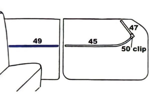 Chevy 2-10 4-Door Sedan Rear Quarters Set - 2 Pieces 1957 (775)