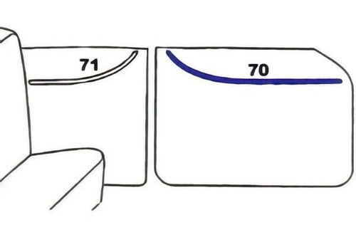 Chevy Delray Front Door Set - 4 Pieces 1957 (756)