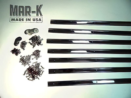 GM Truck Short Stepside Bed Strip SST Polished Kit 1960-66 (110019-K7)