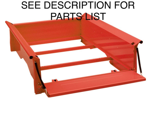Ford Truck Short Flare Complete Bed Kit Metal W/O Wood Floor 1953-56 (100040)