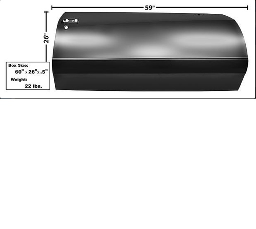 Chevy,Chevrolet Monte Carlo Door Skin Passenger Side Right 1986-1988