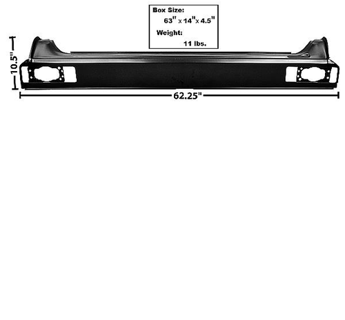 Chevy Nova Tail Lamp Panel Weld Through Primer 1968-1969