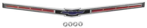 Chevy Impala Hood Emblem With Chrome Bezel 1965