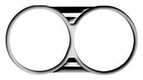Chevy Chevelle, El Camino Headlamp Bezel Pair Without Extension 1966