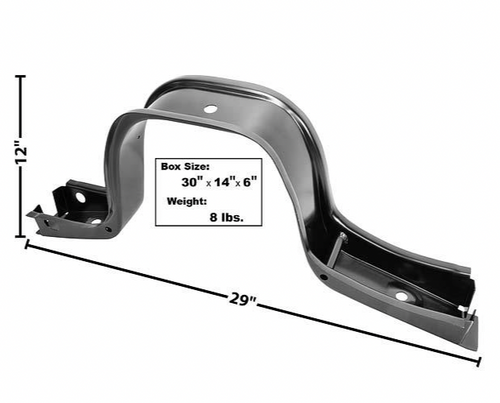 Ford Mustang Transmission Support Extended for 6 Speed 1965-1970