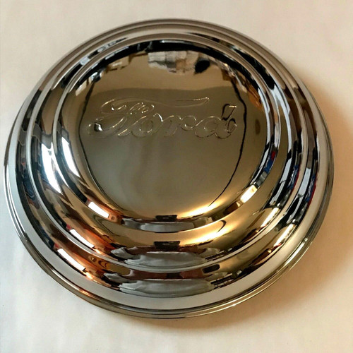 Ford Car 1941 and Pickup Truck 1941-1942 Polished Stainless Steel Hubcap