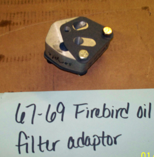 Pontiac Firebird Oil Filter Adapter / Adaptor - CLASSIC REPRO 1967-1969